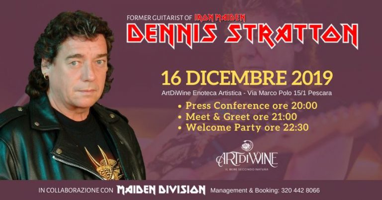 ArtDiWine ospita Dennis Stratton in un evento a Pescara