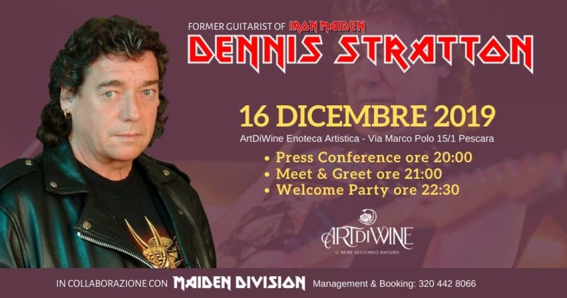 ArtDiWine ospita Dennis Stratton in un evento a Pescara